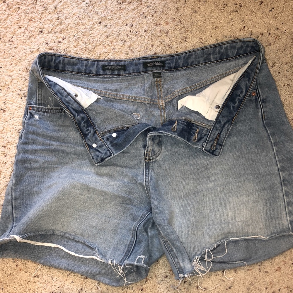 High waisted dad short style
